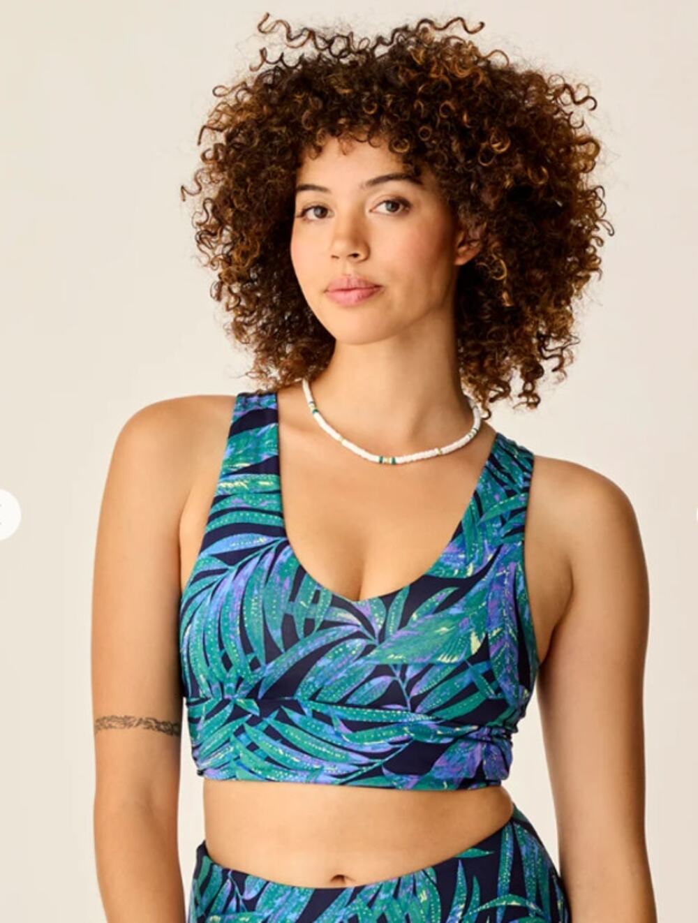 Carve Designs Tofino Blue Oasis Tank Style Swim UPF 50 Top NWOT Small